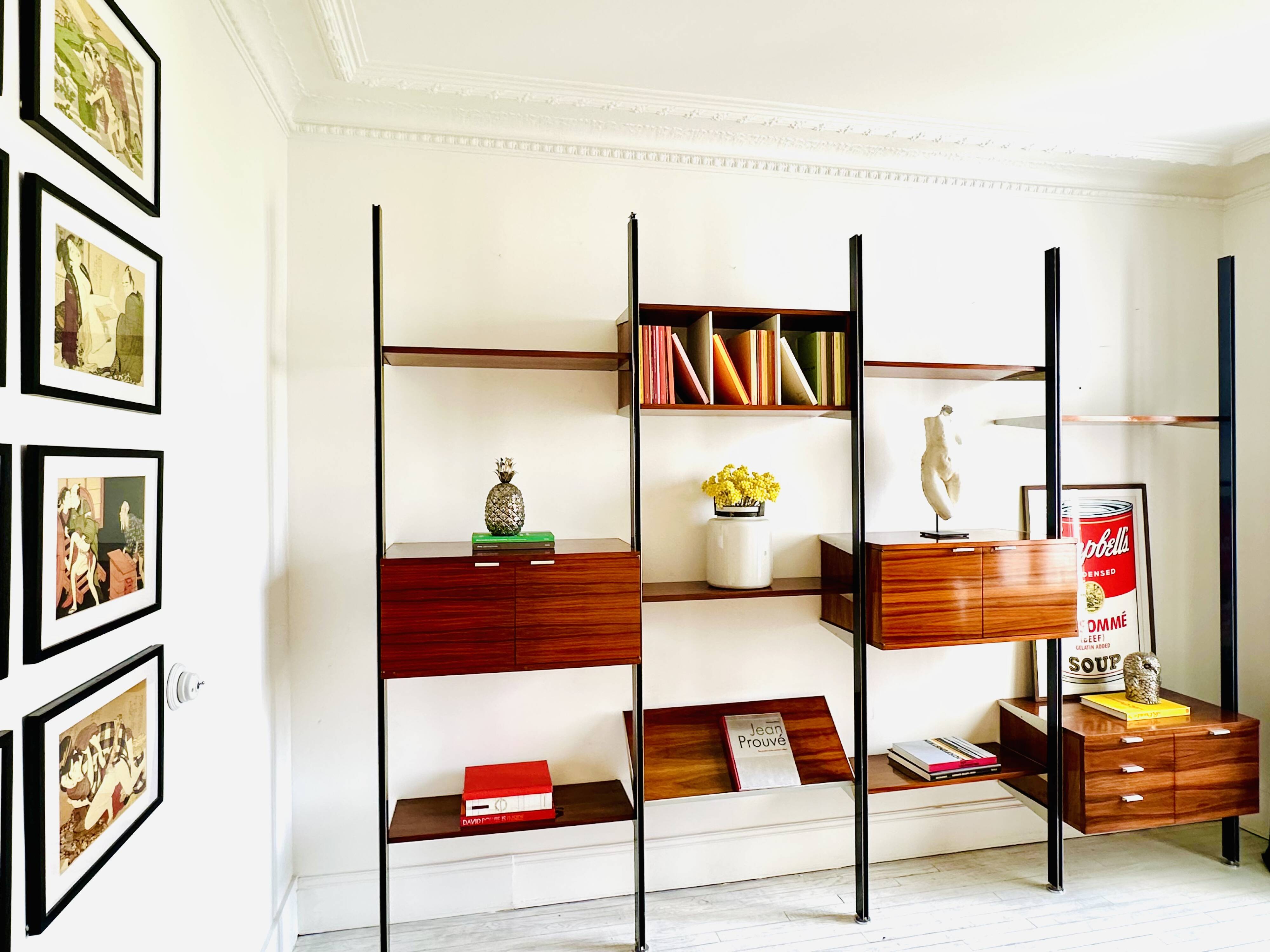 Modular CSS bookshelf by George Nelson for Herman Miller