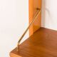 Scandinavian mid century teak free standing wall unit, 1960s
