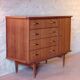 Vintage 1960s sideboard or chest of drawers