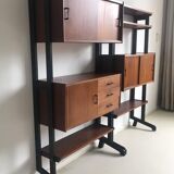 Modular wall unit by Simpla-Lux s 1960