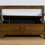 Solid Oak Landing Chest Bench – 1920