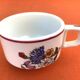 Pyroblan Porcelain Coffee Cup / Saucer Sarreguemines France