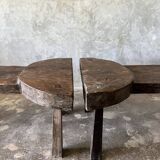Modular bench or coffee table in 2 parts L:2m W:60 H:46