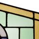 Art Deco Stained Glass Panel Depicting Runners in Motion, Belgium ca. 1910
