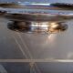 Louis XVI silver plated metal table centerpiece dish