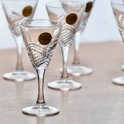 6 verres en cristal d'Arques modèle Fuseau