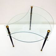 Edoardo Poli asymmetrical coffee table for Vitrex, 196