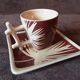 Lot de 4 tasses et soucoupes  Amadeus