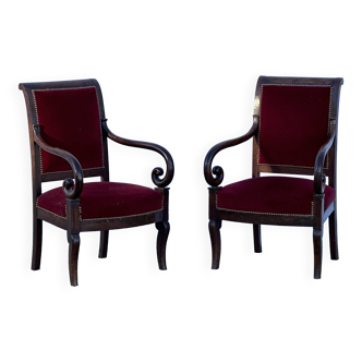 Pair of armchairs