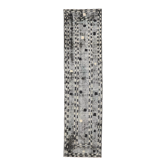 3x9 handmade pom pom vintage runner rug 285x73cm