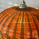 60s rattan chandeliers (X2)