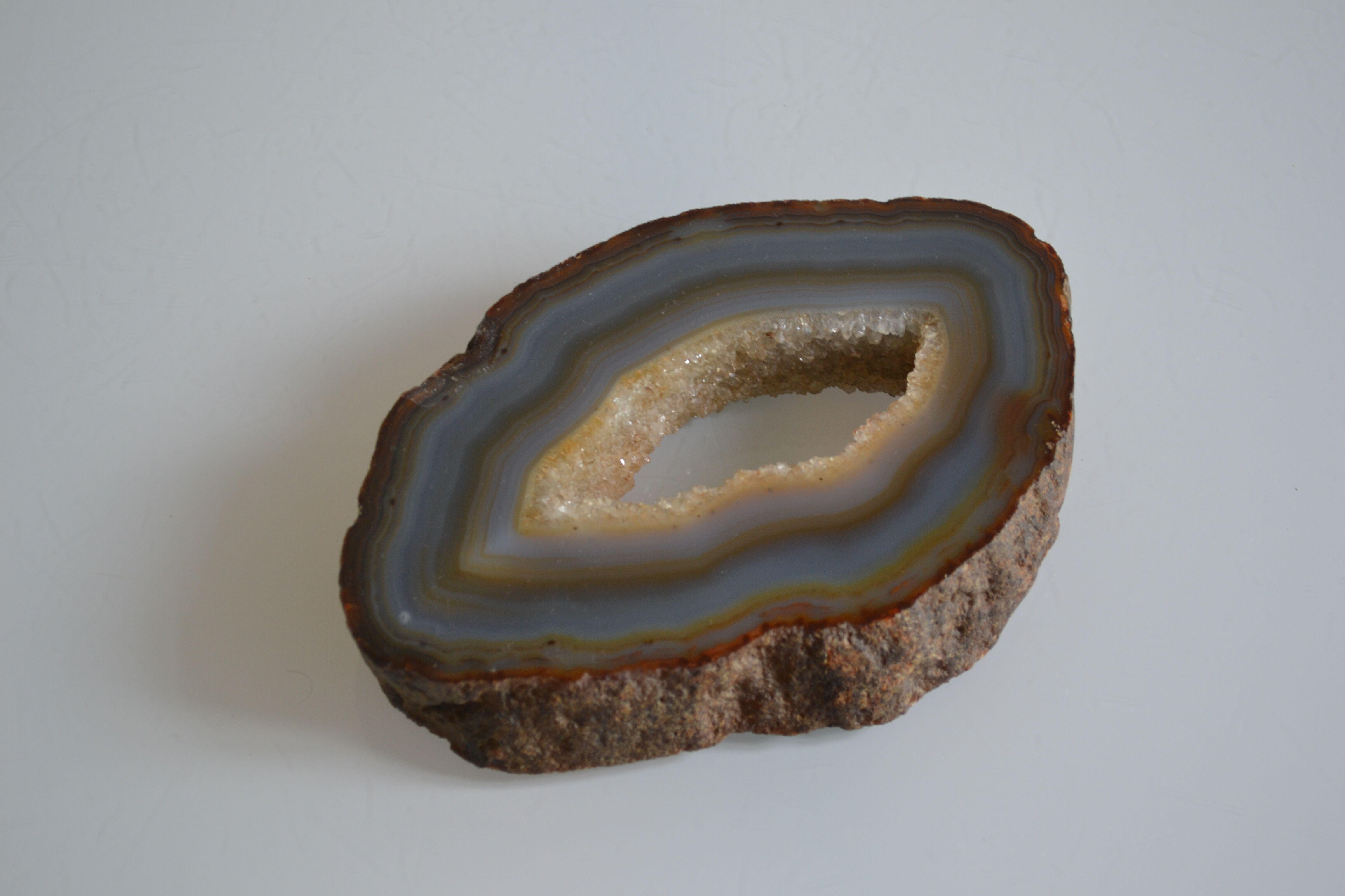 Agate paperweight