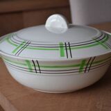 Ceranord St Amand tiled soup tureen