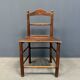 Ensemble de six chaises de cuisine anglaises anciennes