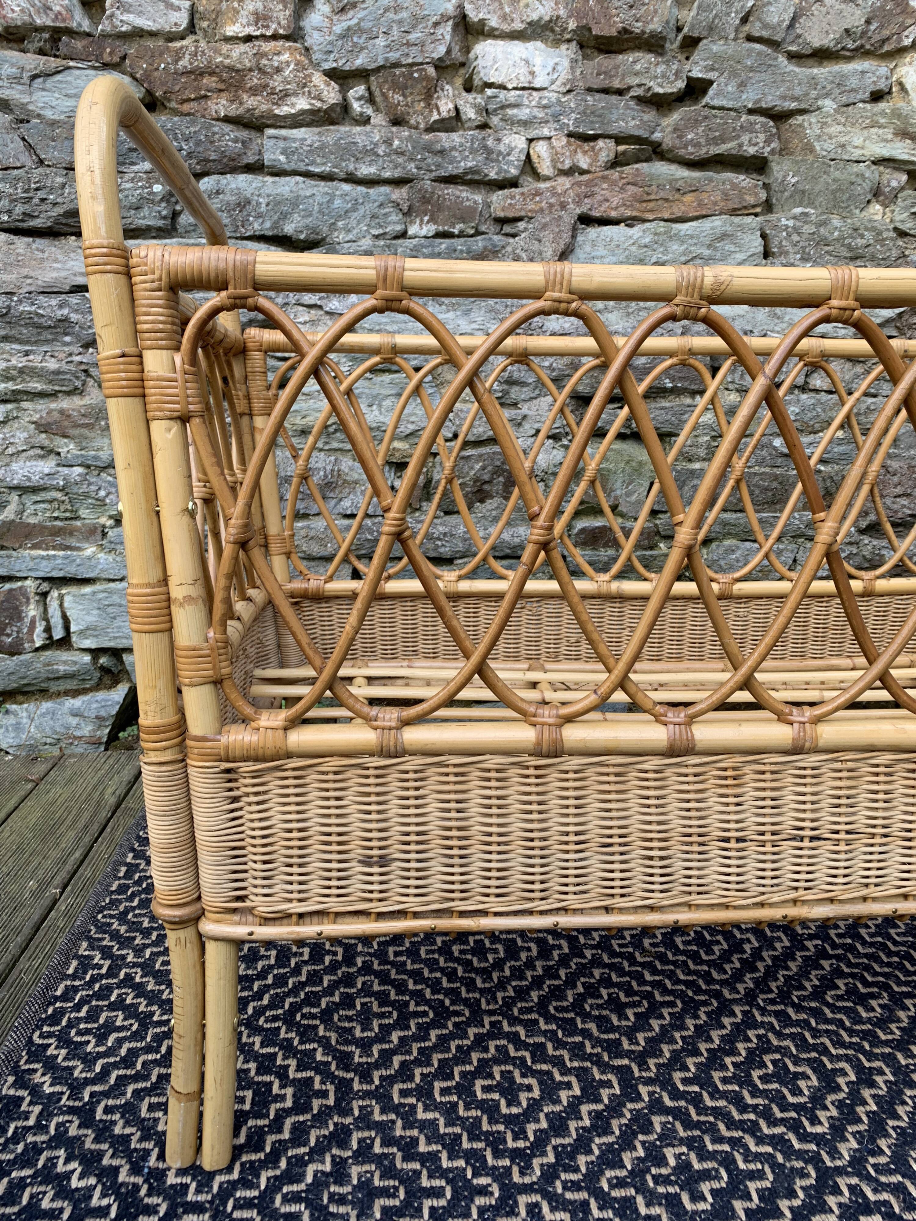 Rattan bed for children