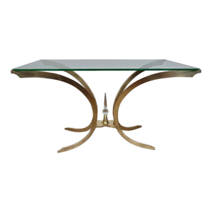 Table basse italienne en laiton