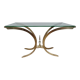 Table basse italienne en laiton