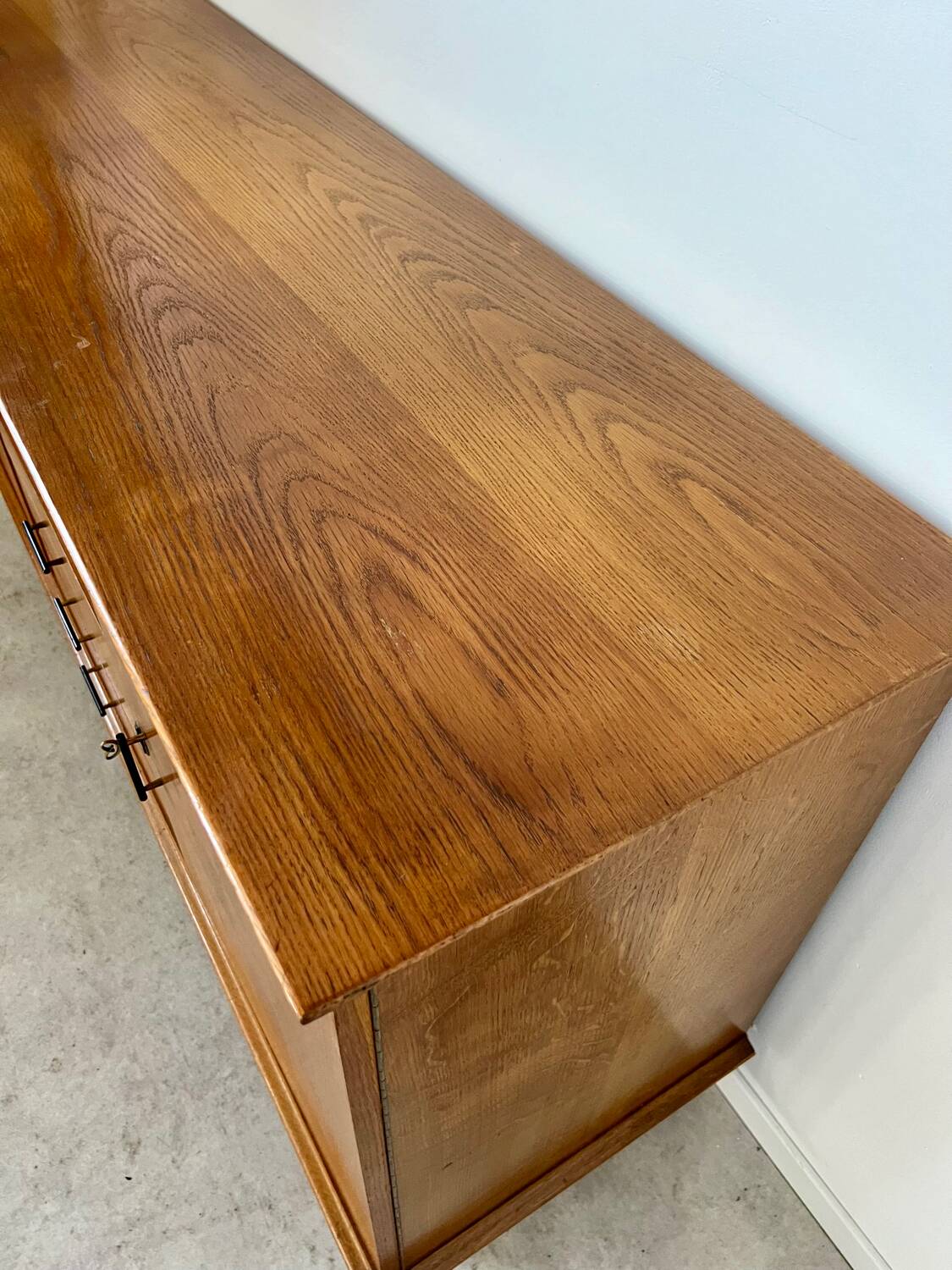 Old oak sideboard from the 50s, reconstruction period