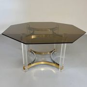 Ancienne table à manger design italien d'Alessandro Albrizzi années 70