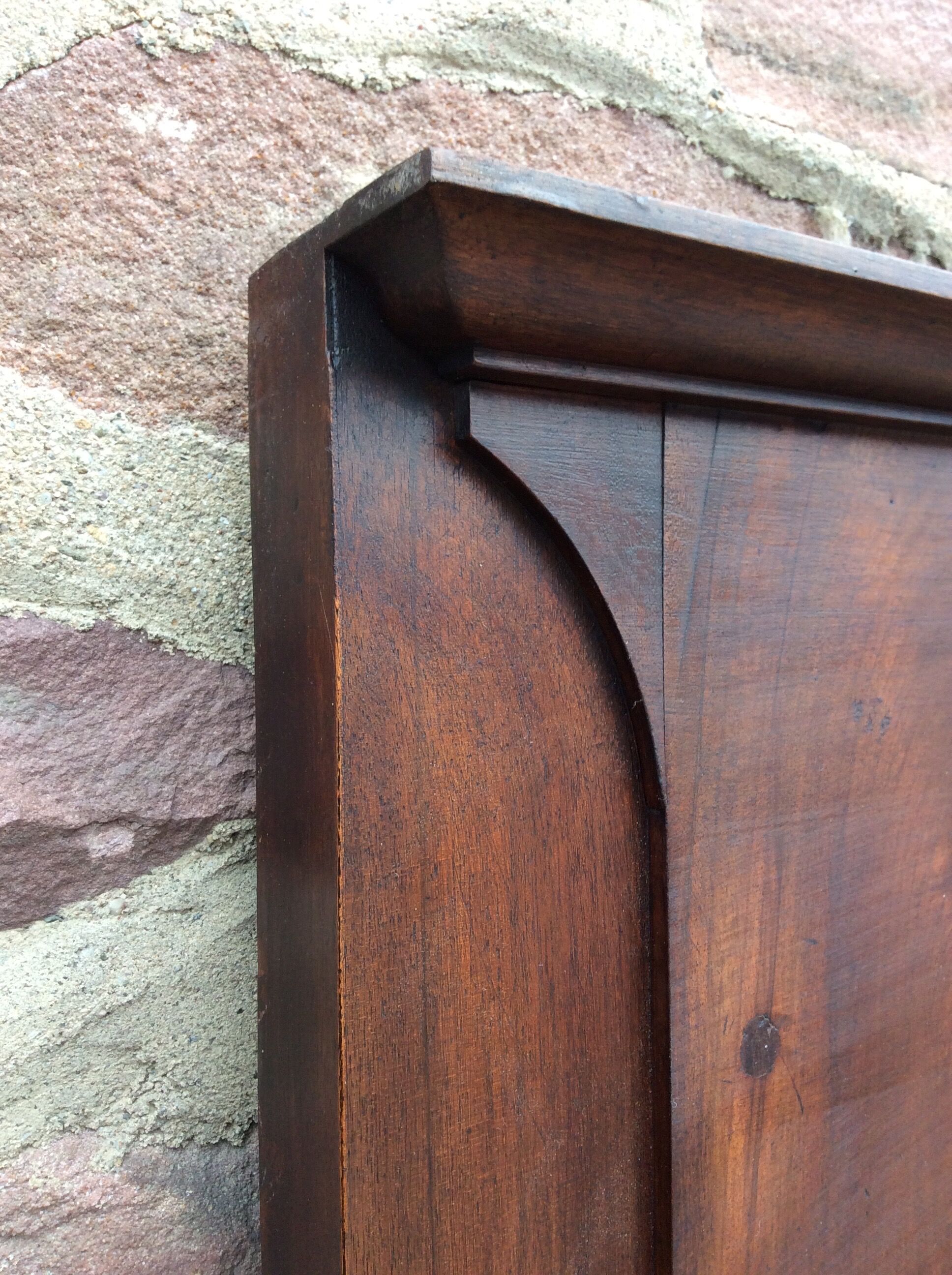 Mirror trumeau Empire biedermeir walnut - 170x100cm