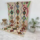 Handmade moroccan berber carpet 260 x 163 cm
