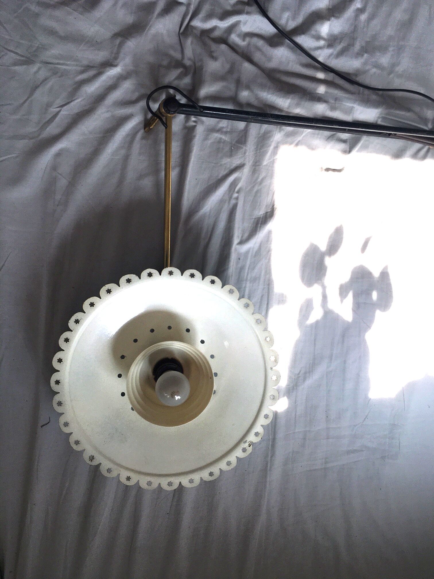 Italian wall lamp, 50s