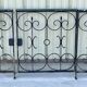 Wrought iron garden gate and railing from the 1950s - 5.20m