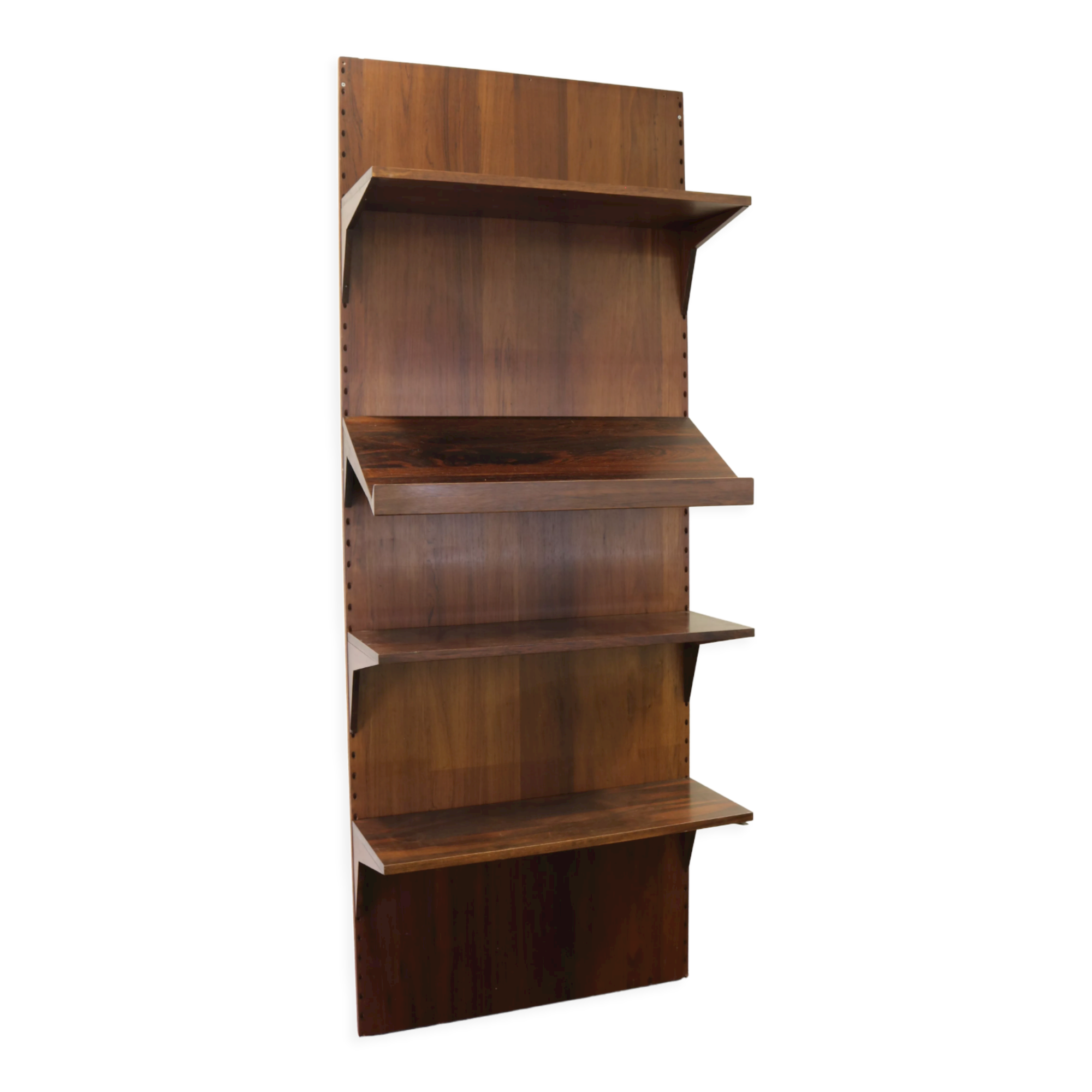 Danish design rosewood wall system by Poul Cadovius for Cado