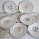 10 large pierre motton plates for gien circa 1930