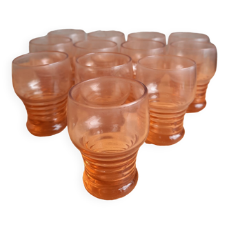 12 verres art deco