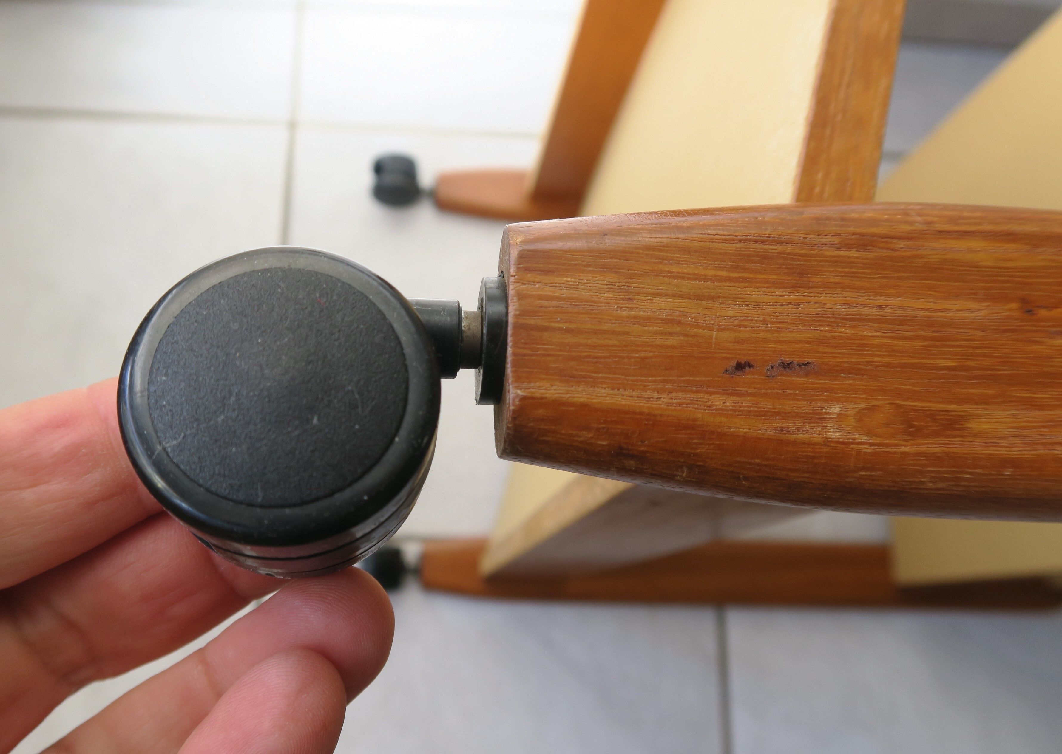 small danish trolley or sidetable in teak  from the 70s