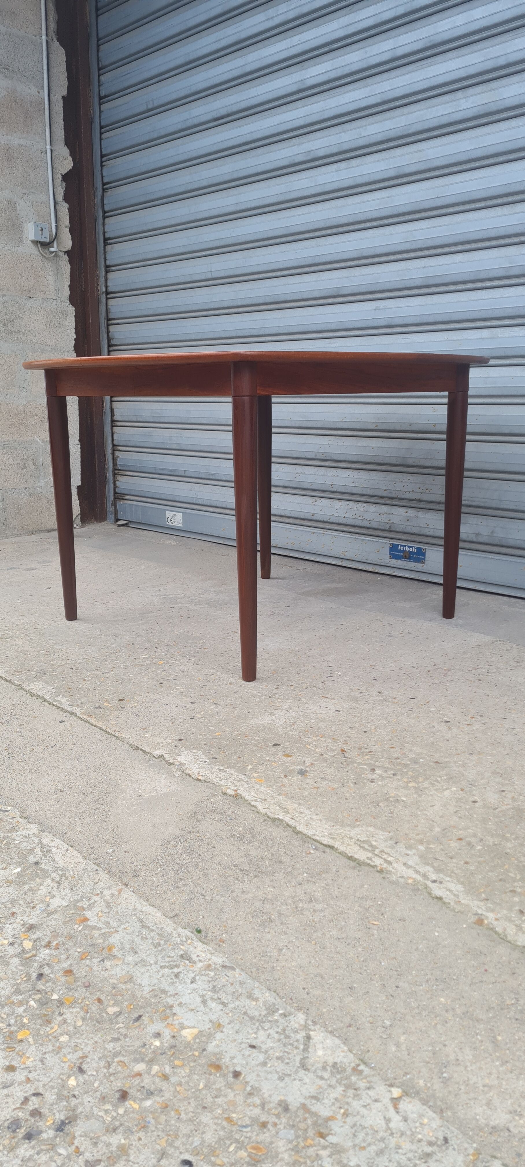 Danish teak dining table by Alf Aarseth for Gustav Bahus