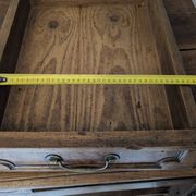 Antique Louis XV style sideboard in oak and walnut – 19th century / Early