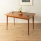 Elegant mid-century dining table with extension function, 1960s, teak veneer