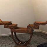 Travailleuse couture ancienne art déco pieds ovals