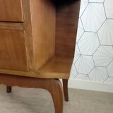 Art deco bedside table 1930 in walnut.