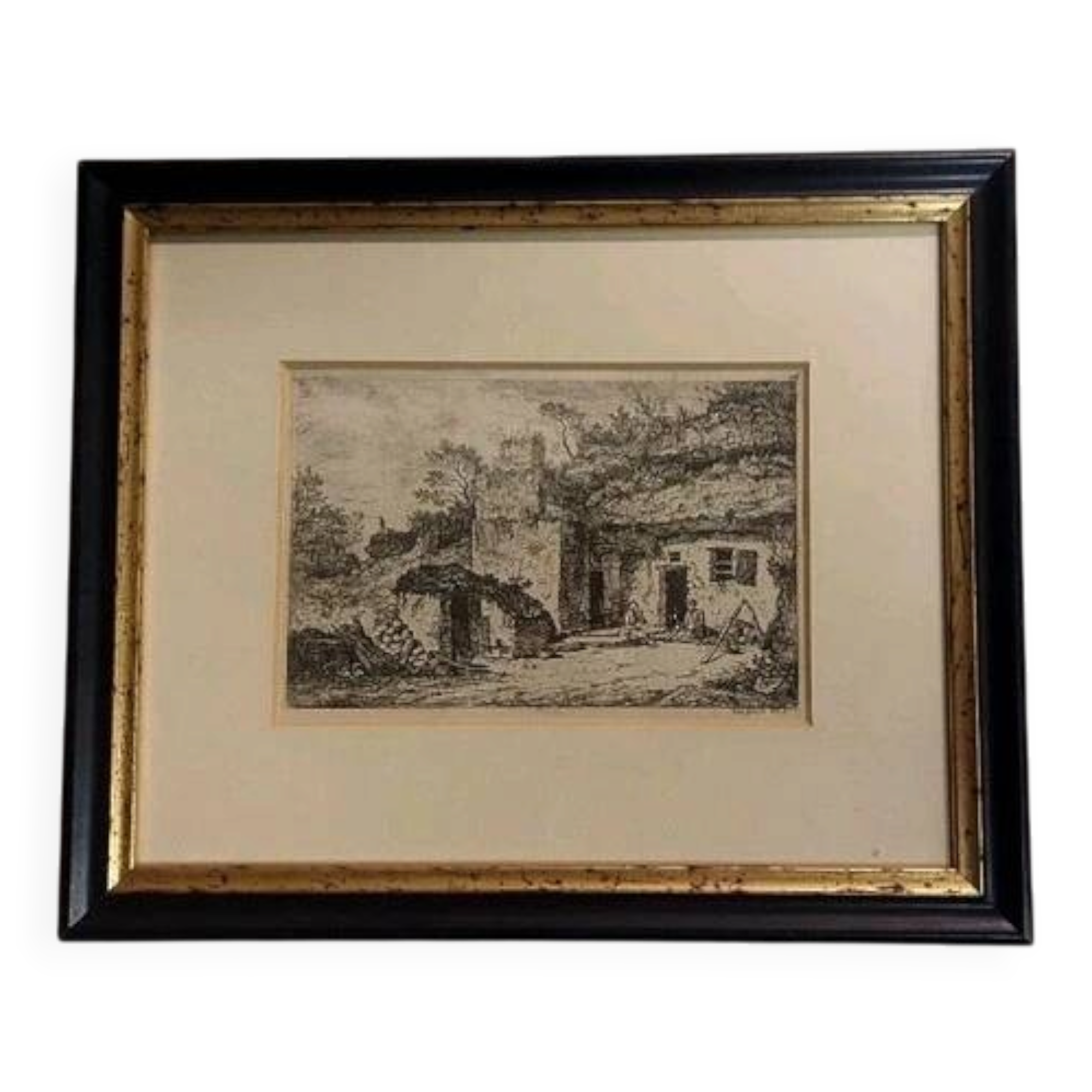 Alexis nicolas perignon (nancy 1726-1782) engraving xviii landscape