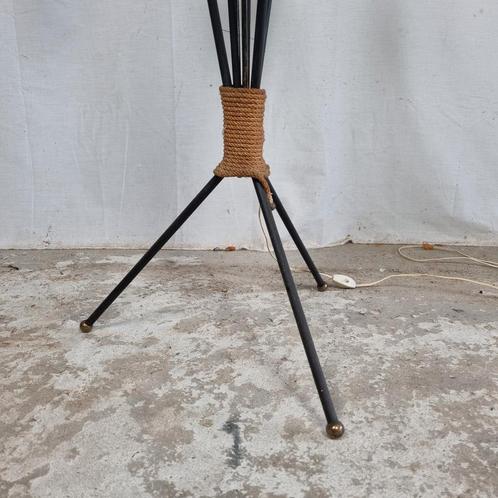 Vintage French 1950's Tripod Floor Lamp, Plant Stand