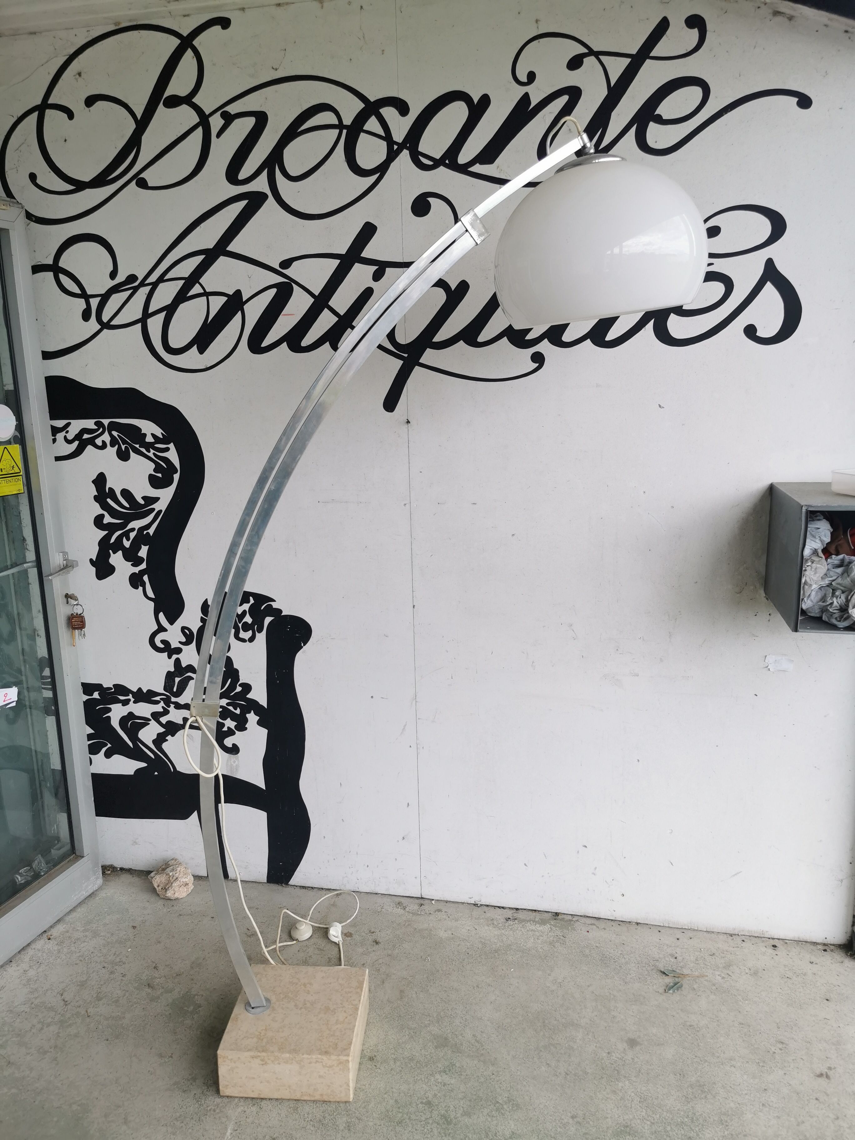 Floor lamp 1970's removable arc model