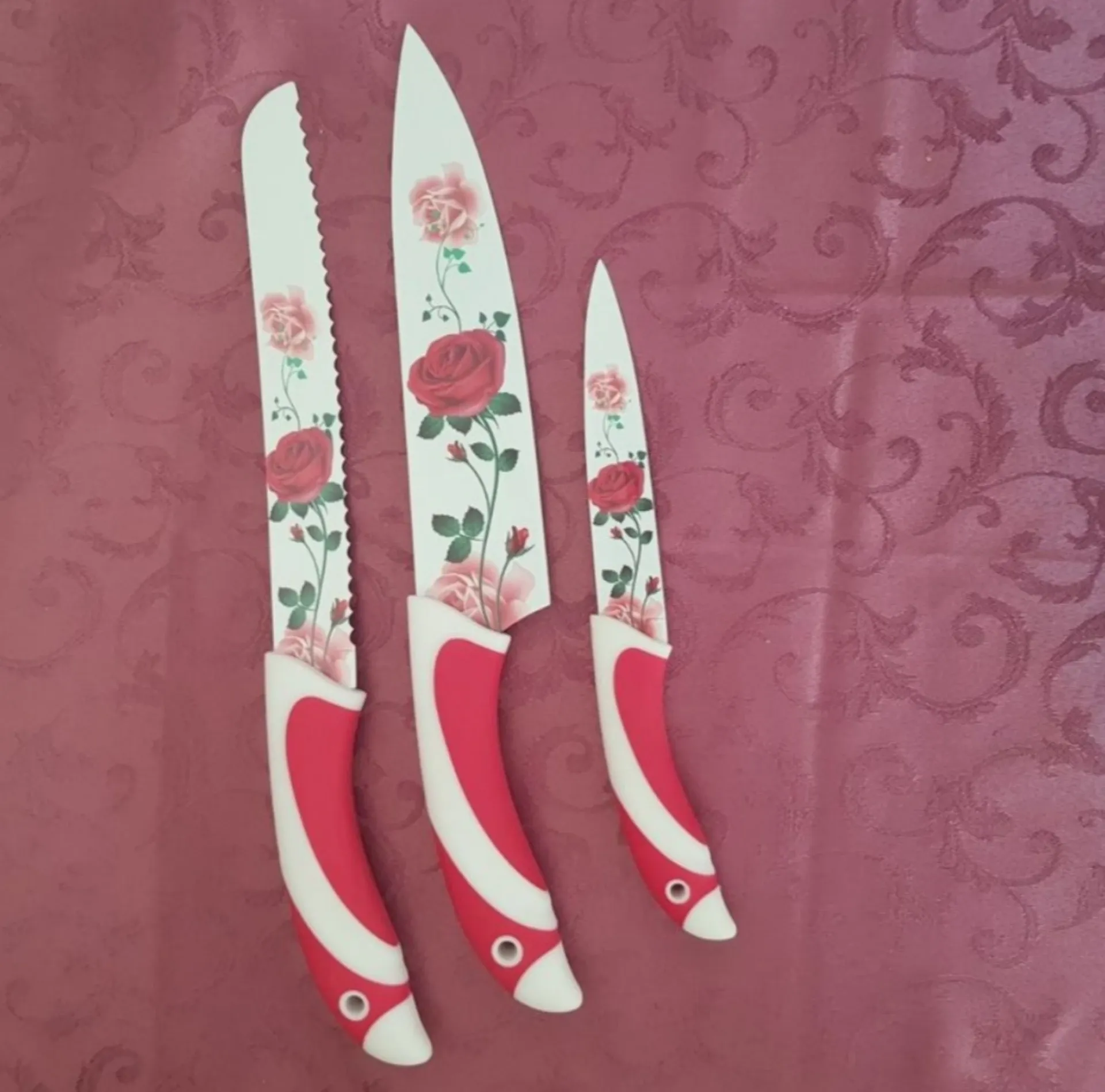 Set of 3 ceramic knives