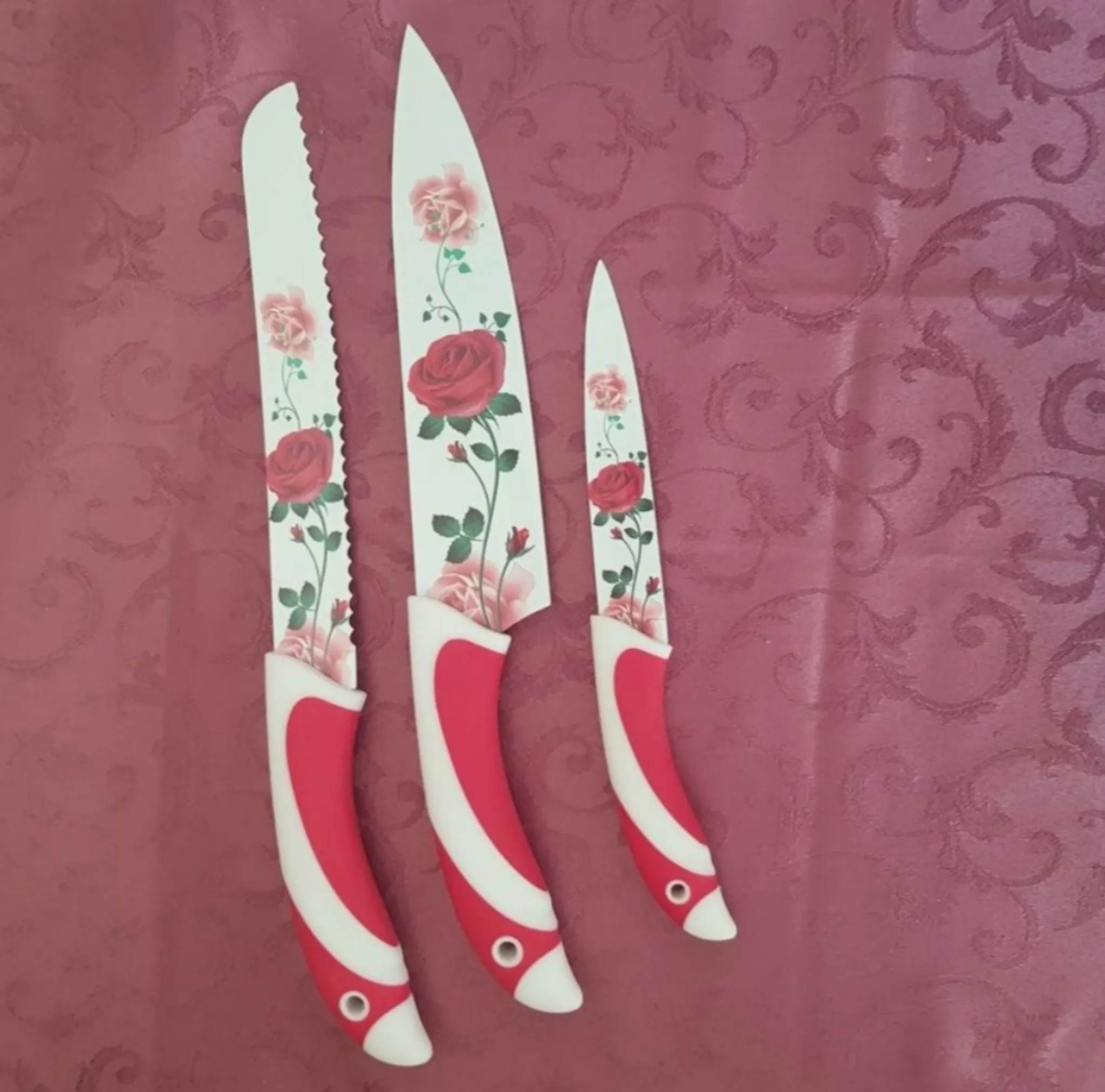 Lot de 3 couteaux en céramique