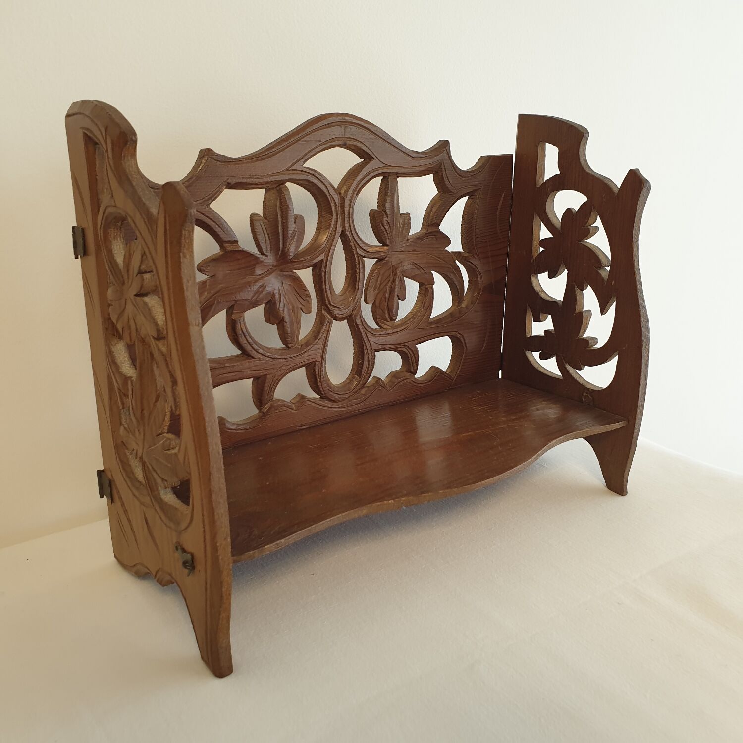 Old wood wall shelf