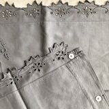Old Smoke Gray Cotton Pillowcase