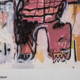 Jean-Michel Basquiat. Numbered color screenprint. 1990s