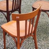 Set of 6 old bistro chairs Baumann and others