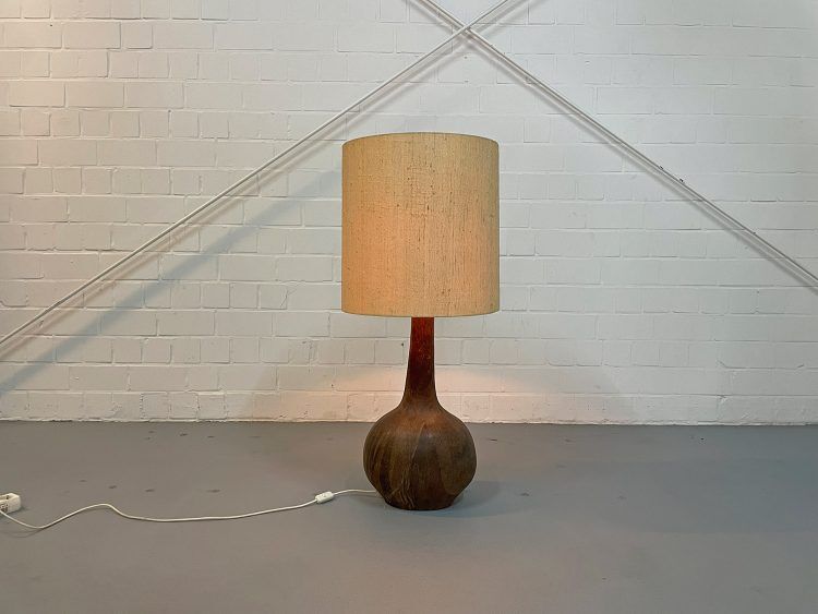 Vintage Italian ceramic floor lamp 60s