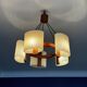 Lustre scandinave teck