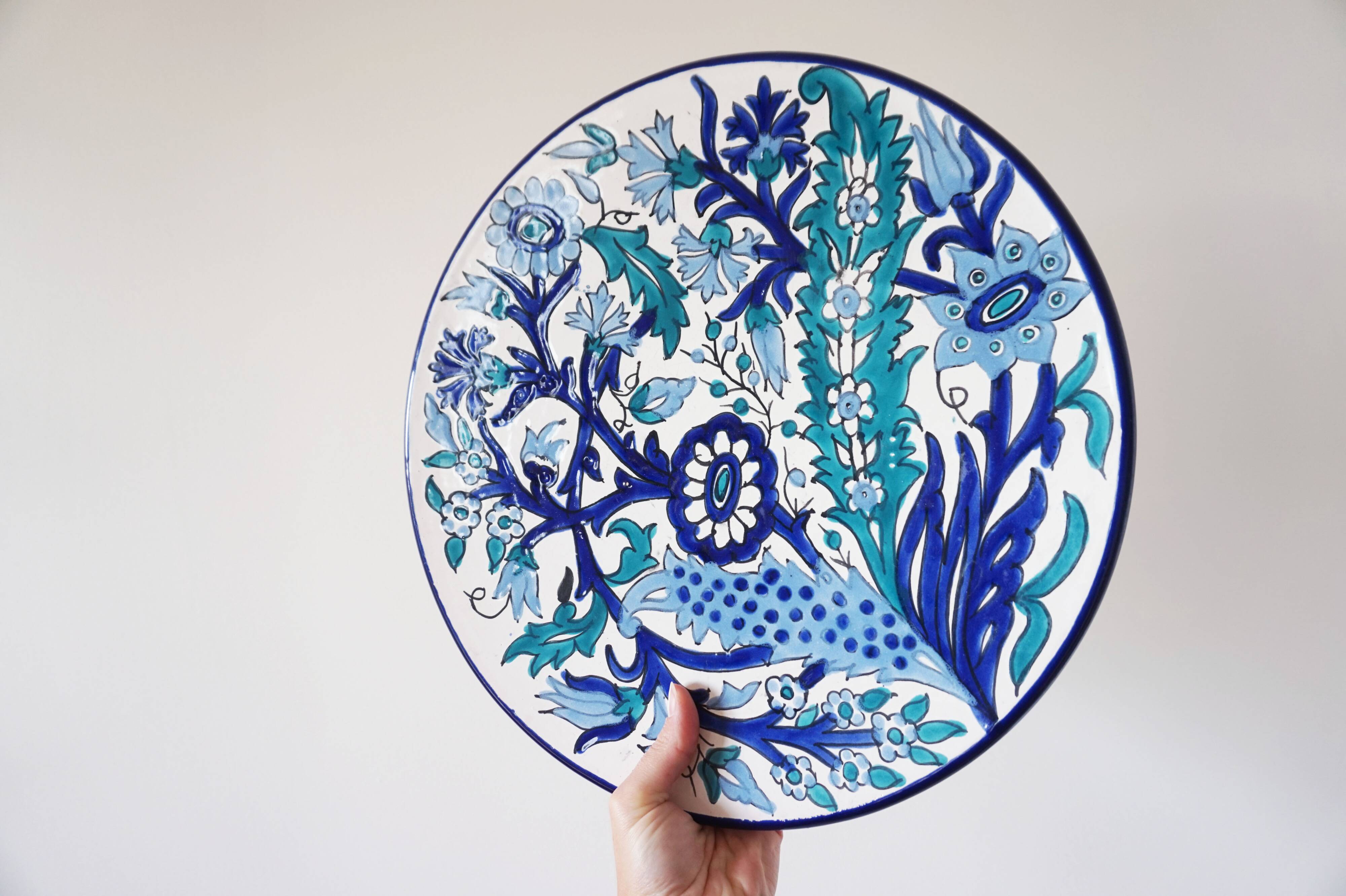 Large ceramic dish from Spain