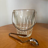Ice bucket and its vintage tongs 1970