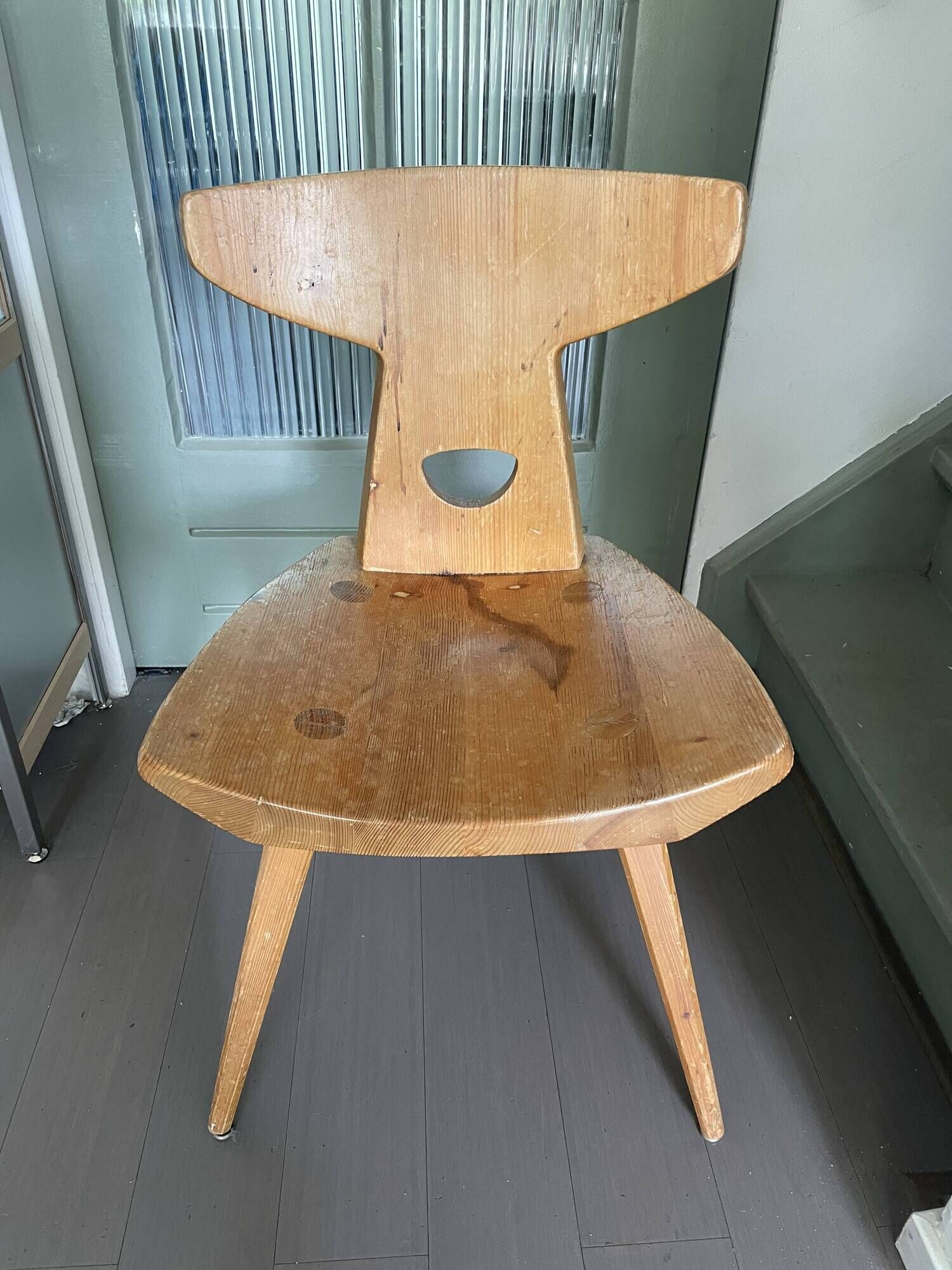 Jacob Kielland-Brandt Pine Chair 1960's
